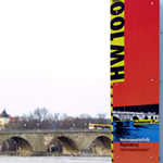 Hochwasserplakat Offene Planung zum Hochwasserschutz, Regensburg